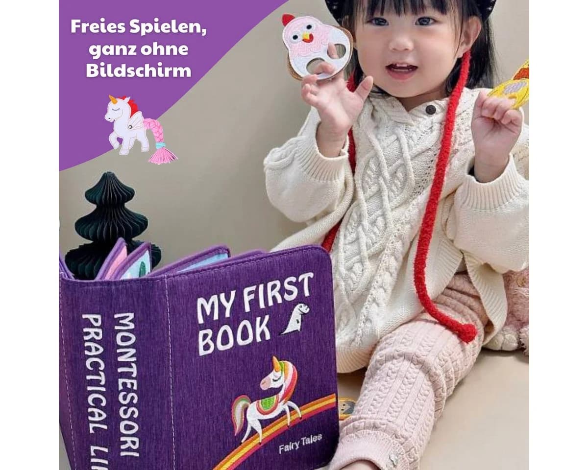 My First Book Montessori Quiet Book Märchenwelt Set mit Rucksack - Bild 4