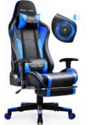GTPLAYER Gaming-Stuhl SERIE 890 mit Bluetooth-Lautsprecher, blau Bild 2