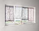 Raffrollo HEINE HOME grau 45x140cm - Transparent Bild 1