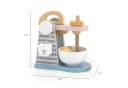 TikTakToo Kinder-Handmixer Mixer-Set Küchenmaschine Standmixer aus Holz Bild 1