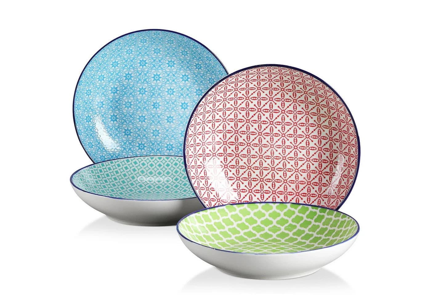 vancasso Suppenteller 4tlg MACARON Porzellan Bunt - Bild 2