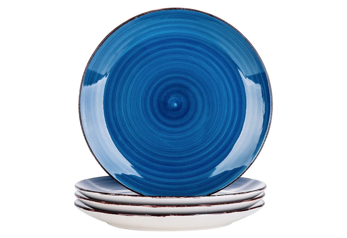 vancasso Speiseteller 4-tlg. Blau Steingut - Bild 2