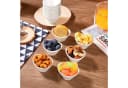 MALACASA Snackschale 12-tlg SUPER MINI Porzellan Set Weiß Bild 5