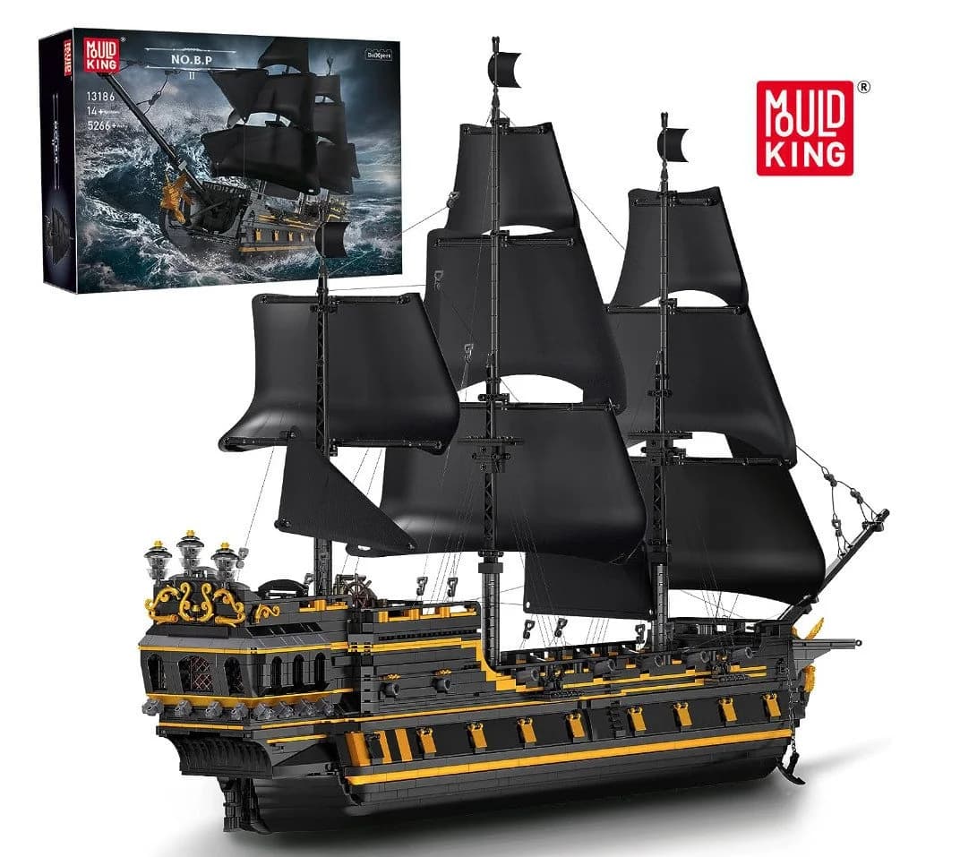 Mould King 13186 Piratenschiff "Black Pearl" Konstruktions-Spielset 4794 Teile - Bild 2