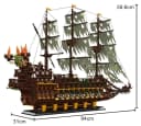Mould King 13197 Piratenschiff Spielbausteine 4364 Teile Bild 4
