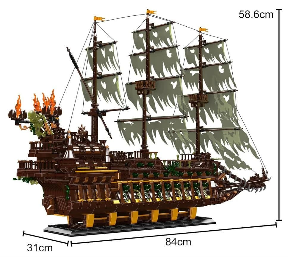 Mould King 13197 Piratenschiff Spielbausteine 4364 Teile - Bild 4