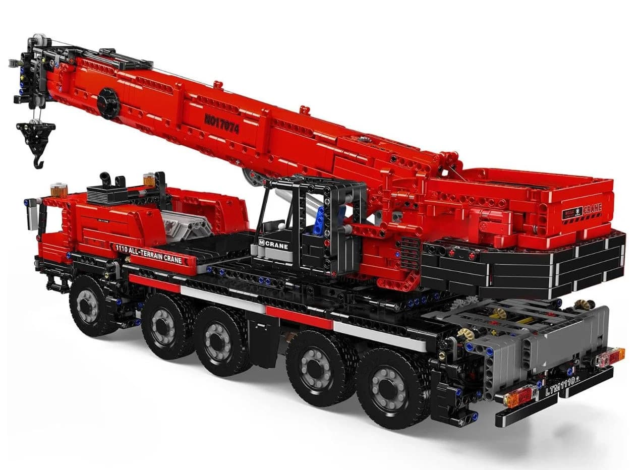 Mould King 17074 Crane Red Konstruktions-Spielset 3218 Teile - Bild 4