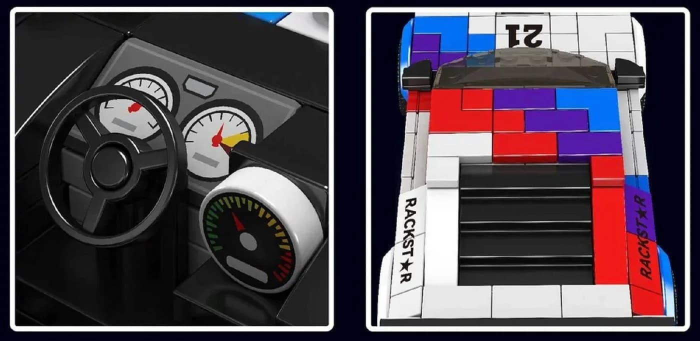Mould King 27062S Speed Champion BMW M1 363 Teile Konstruktions-Spielset - Bild 5