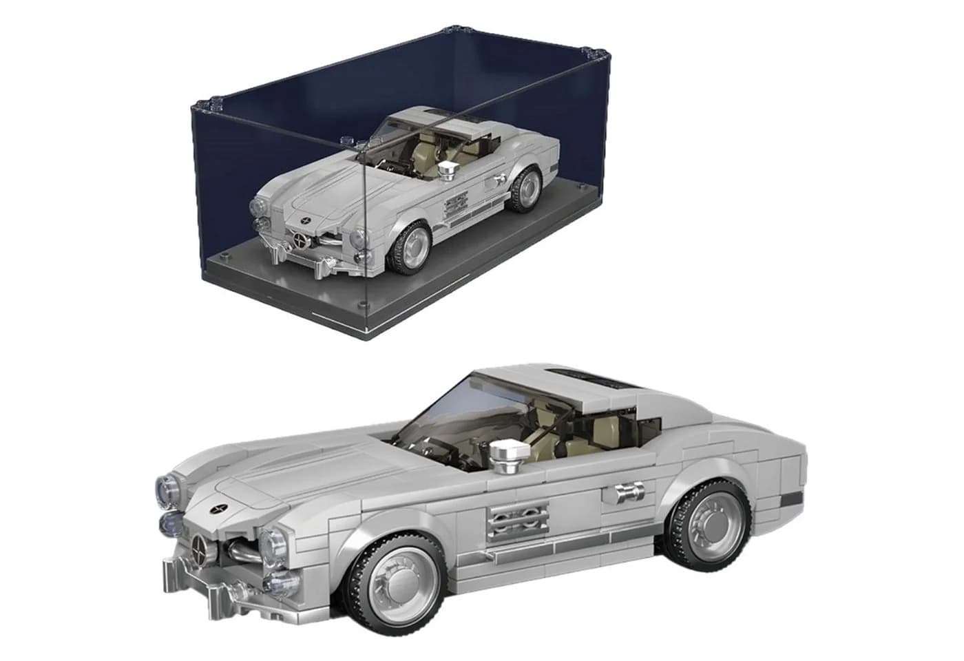 Mould King 27037-Sportwagen 300sl Klemmbausteine Spielbausteine