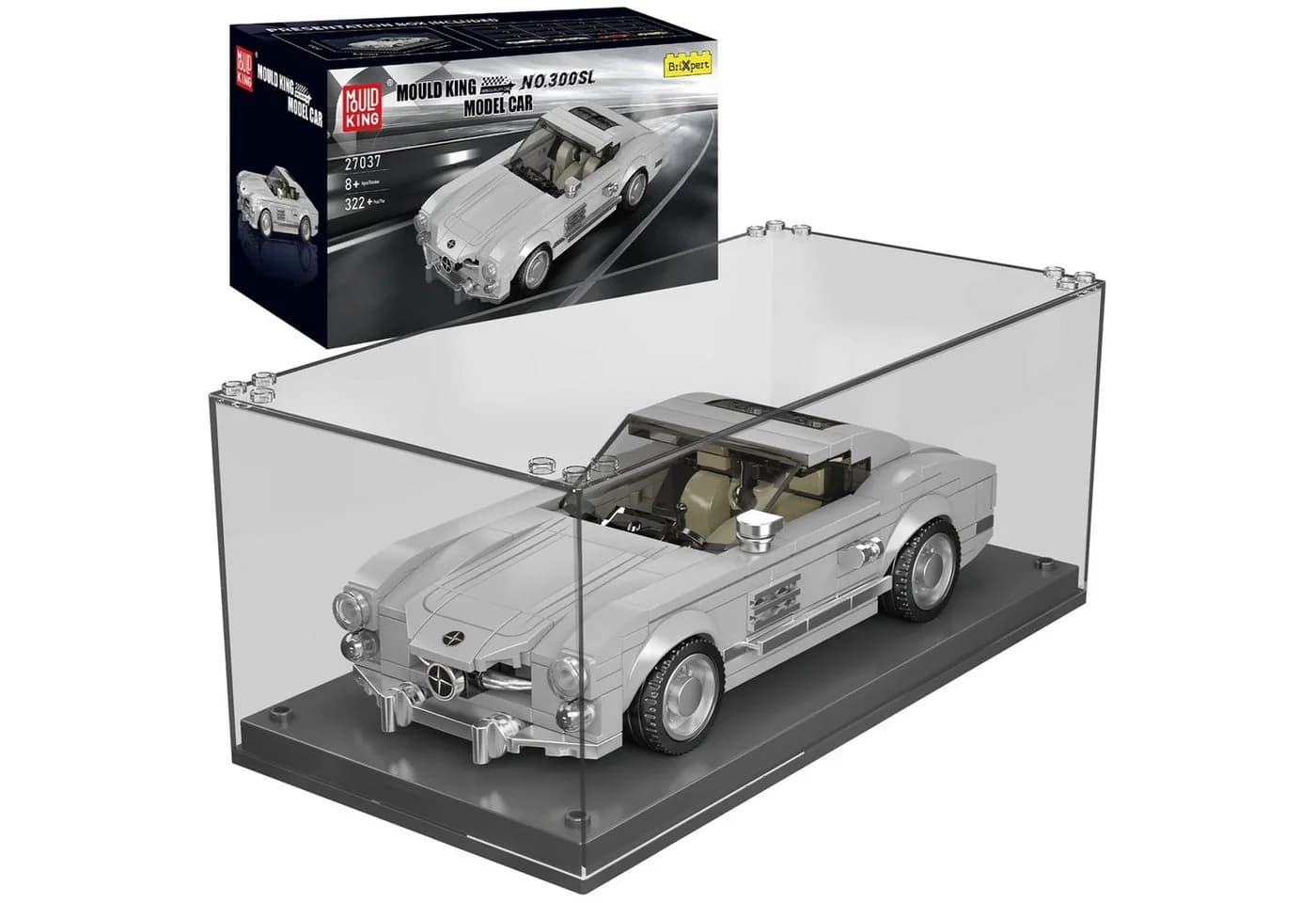 Mould King 27037-Sportwagen 300sl Klemmbausteine Spielbausteine - Bild 2
