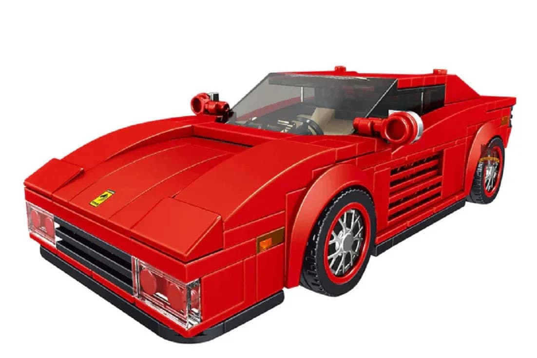Mould King 27012S Speed Champion Testarossa 316 Teile Bunt