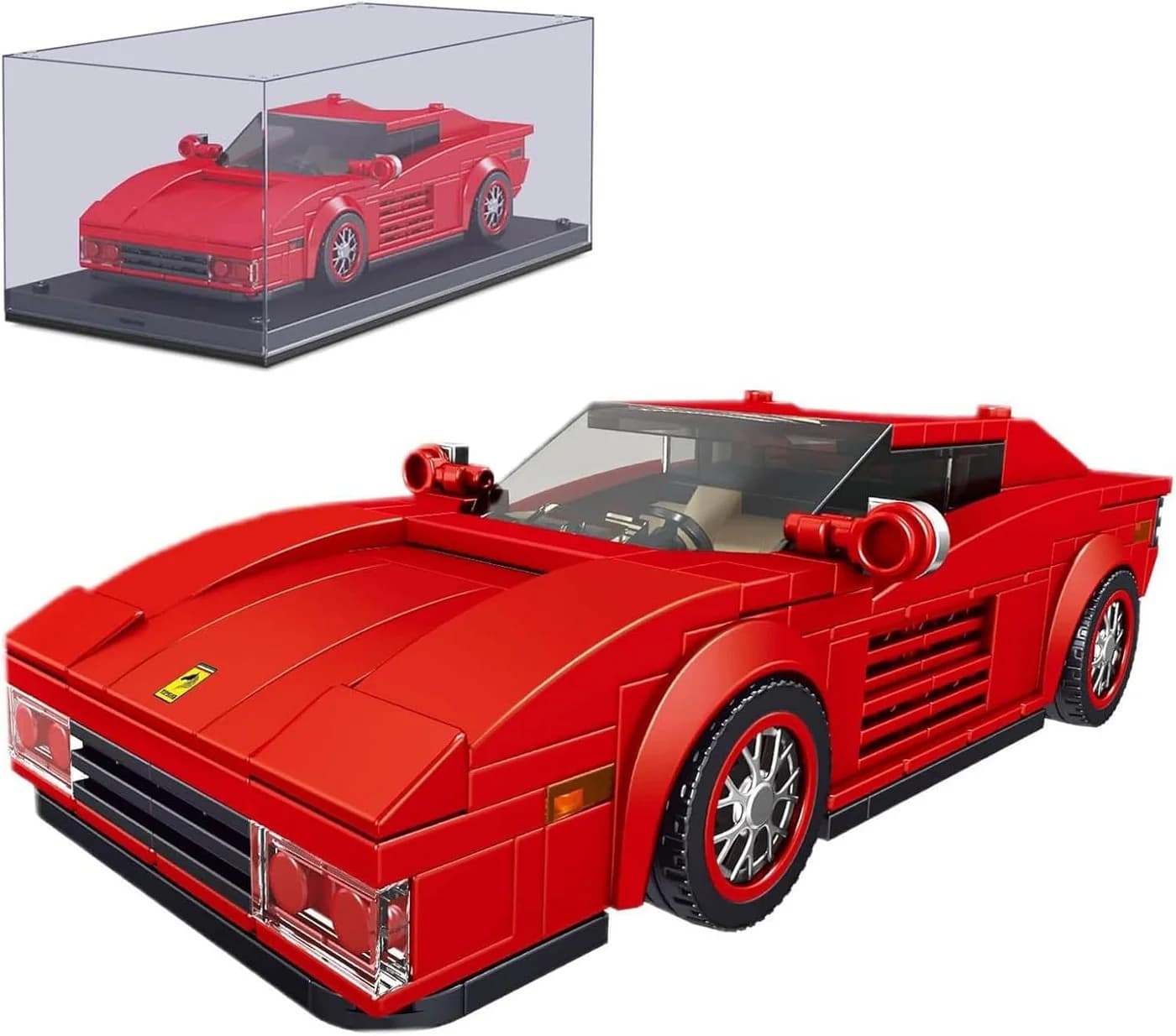 Mould King 27012S Speed Champion Testarossa 316 Teile Bunt - Bild 3