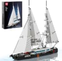 Mould King 10194 Zweimaster Segelboot 893 Teile Klemmbausteine Konstruktions-Spielset Bild 2