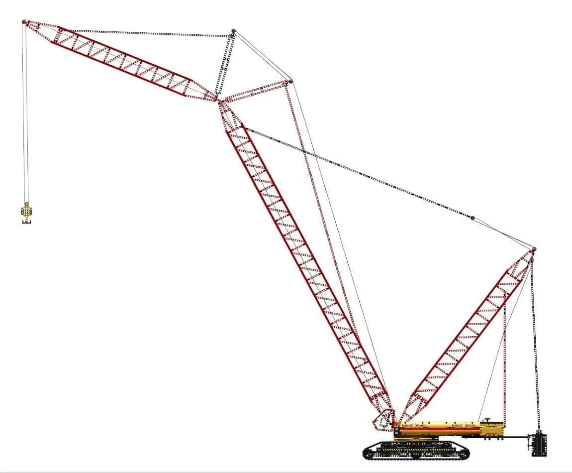 Mould King 17015 Crawler Crane LR13000 Konstruktions-Spielset 4567 Teile - Bild 3