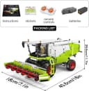 Mould King 17014 Mähdrescher 1265 Teile RC-Control Konstruktions-Spielset Bild 1