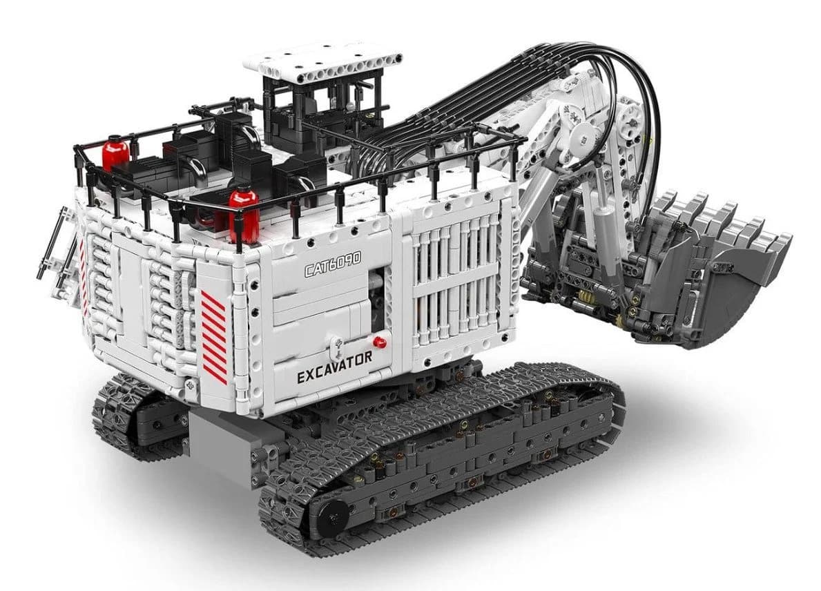 Mould King 17067 CAT 6060 Bergbau-Raupenbagger Konstruktions-Spielset 3567 Teile - Bild 3