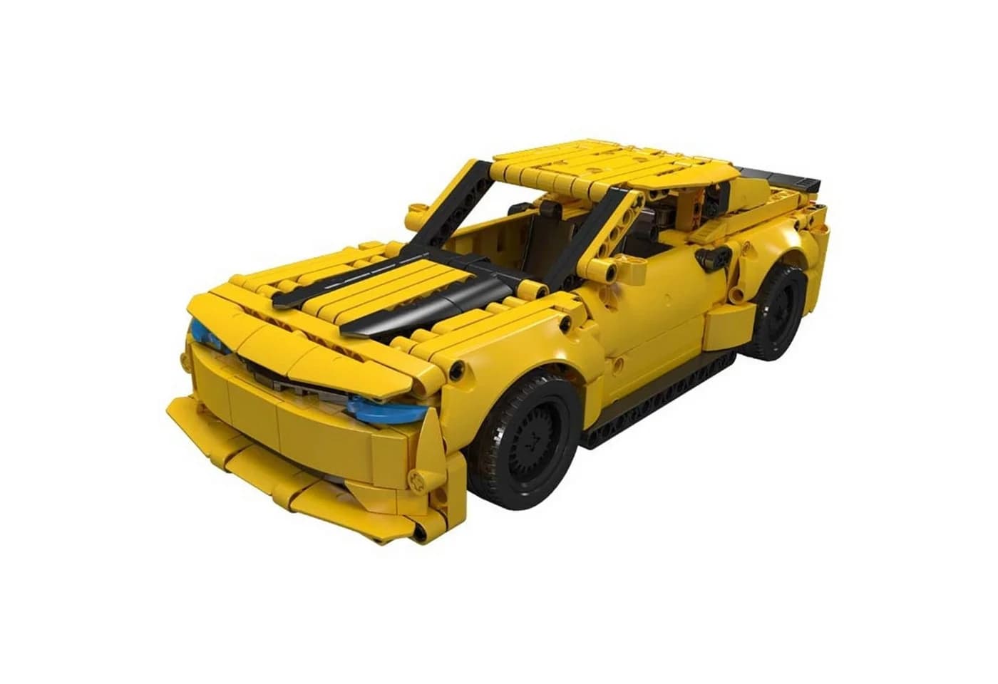 Mould King 15081 Bumblebee Gelb Konstruktionsspielzeug mit Pullback-Motor