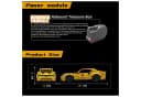 Mould King 15081 Bumblebee Gelb Konstruktionsspielzeug mit Pullback-Motor Bild 5