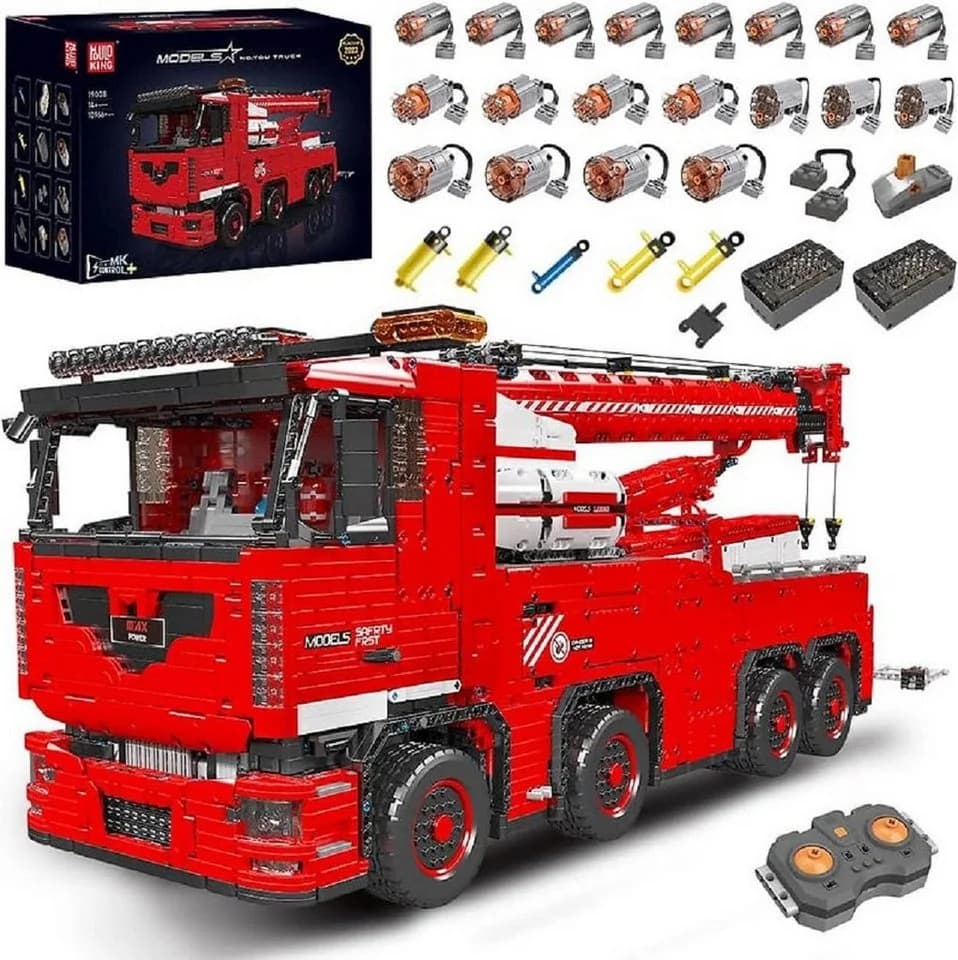 Mould King 19008S Tow Truck Flagship Edition 10.966 Teile RC-Control Konstruktionsspielsteine - Bild 3