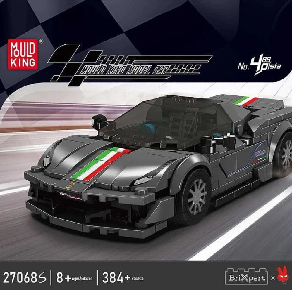 Mould King 27068 Pista 488 Speed Champion 358 Teile Konstruktions-Spielset
