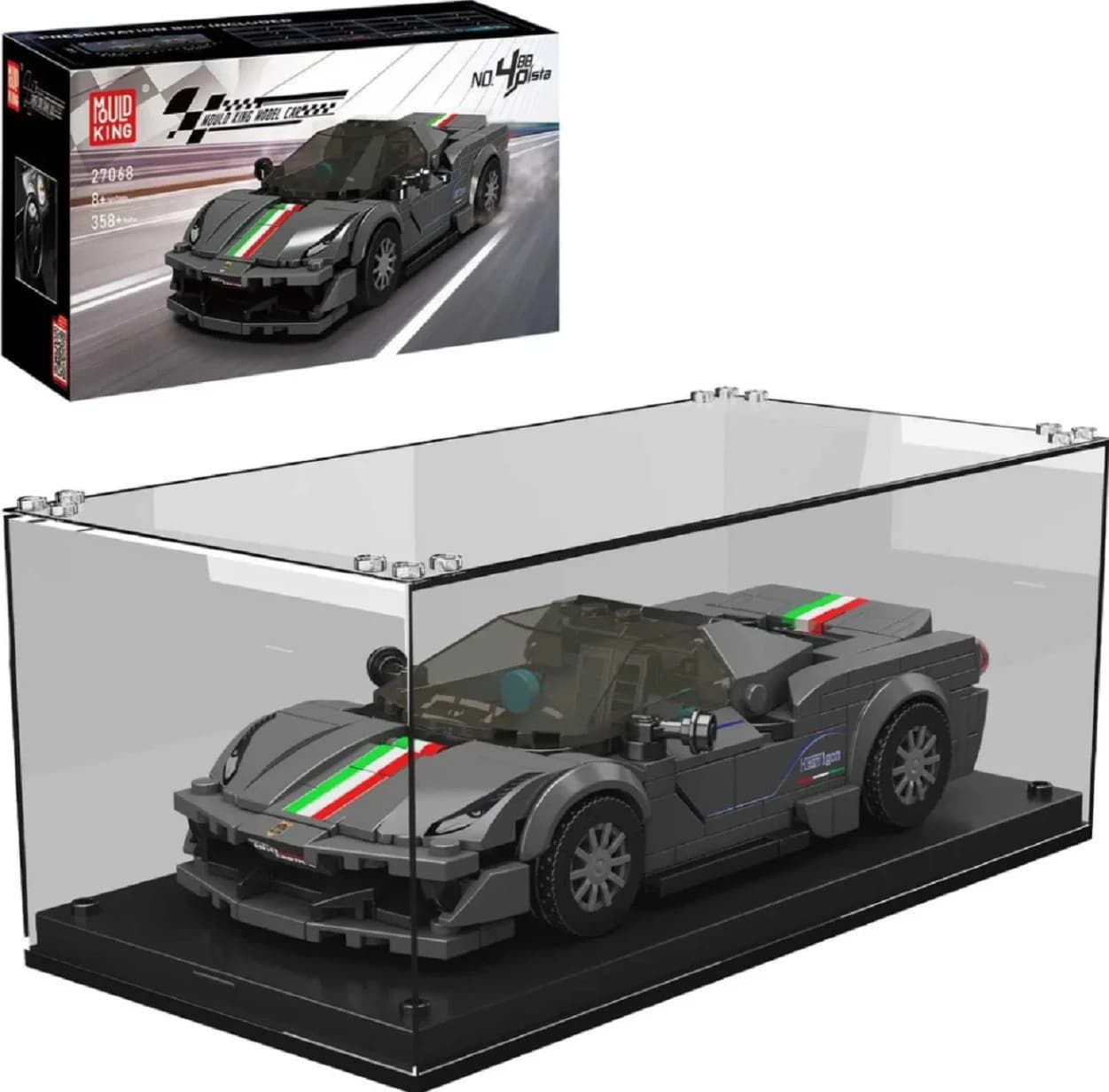 Mould King 27068 Pista 488 Speed Champion 358 Teile Konstruktions-Spielset - Bild 2