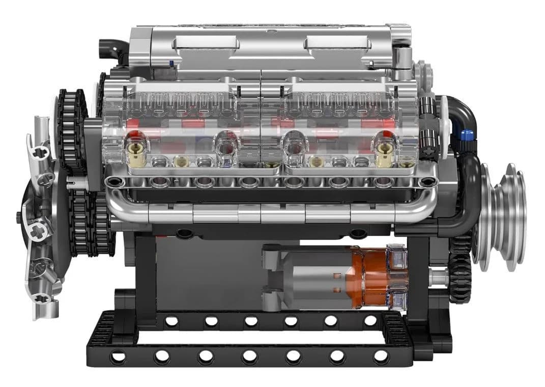 Mould King 10088S V8 Motor Konstruktions-Spielset 535 Teile Fernbedienung