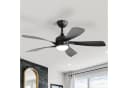 Sofucor Deckenventilator Schwarz mit LED-Licht und Fernbedienung Bild 5