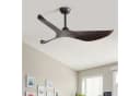 Sofucor Deckenventilator 3-Flügel Schwarz mit Fernbedienung Bild 2
