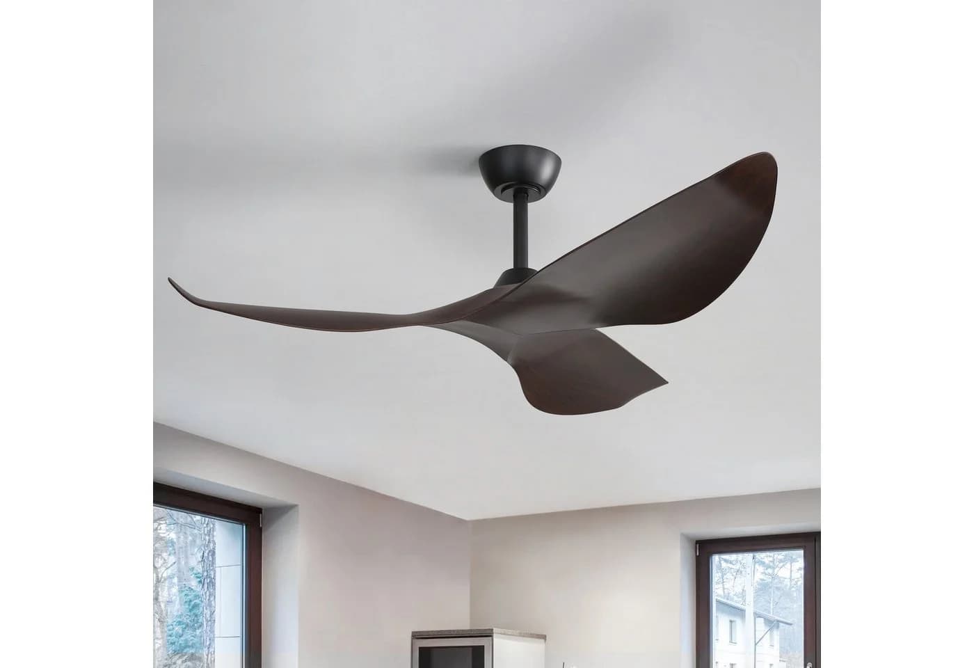 Sofucor Deckenventilator 3-Flügel Schwarz mit Fernbedienung - Bild 4