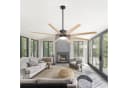 Sofucor Deckenventilator 193cm Massivholz 8 Flügel Smart LED Bild 4