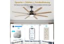 Sofucor Deckenventilator 193cm Massivholz 8 Flügel Smart LED Bild 5