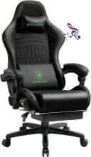 GTPLAYER Gaming-Stuhl mit HIFI Lautsprechern und Fußstütze Grün Bild 2