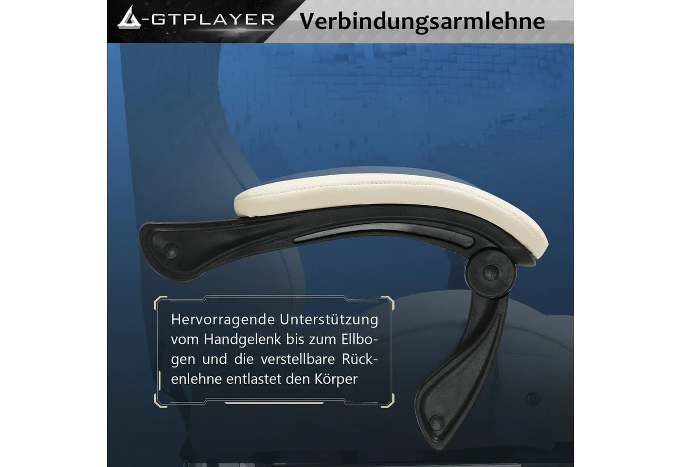 GTPLAYER Gaming-Stuhl ergonomisch mit Lautsprechern - Bild 4