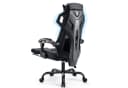 GTPLAYER Bürostuhl Ergonomischer Gamingstuhl Schwarz mit Lordosenstütze Bild 2
