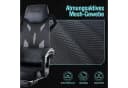 GTPLAYER Bürostuhl Ergonomischer Gamingstuhl Schwarz mit Lordosenstütze Bild 3