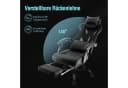GTPLAYER Bürostuhl Ergonomischer Gamingstuhl Schwarz mit Lordosenstütze Bild 5