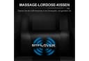 GTPLAYER Gaming-Stuhl Schwarz mit Massagefunktion und Fußstütze Bild 3