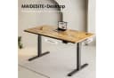 MAIDESITE Tischplatte 25 mm dick, robust – ideal für höhenverstellbare Schreibtische, Esstische & Gaming Bild 1