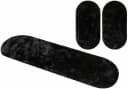 Bruno Banani Hochflor-Bettumrandung Schwarz Uni-Design 3er-Set Bild 2