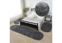 Bruno Banani Hochflor-Bettumrandung Grau 30mm 3er-Set Bild 1