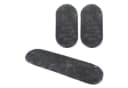 Bruno Banani Hochflor-Bettumrandung Grau 30mm 3er-Set Bild 2