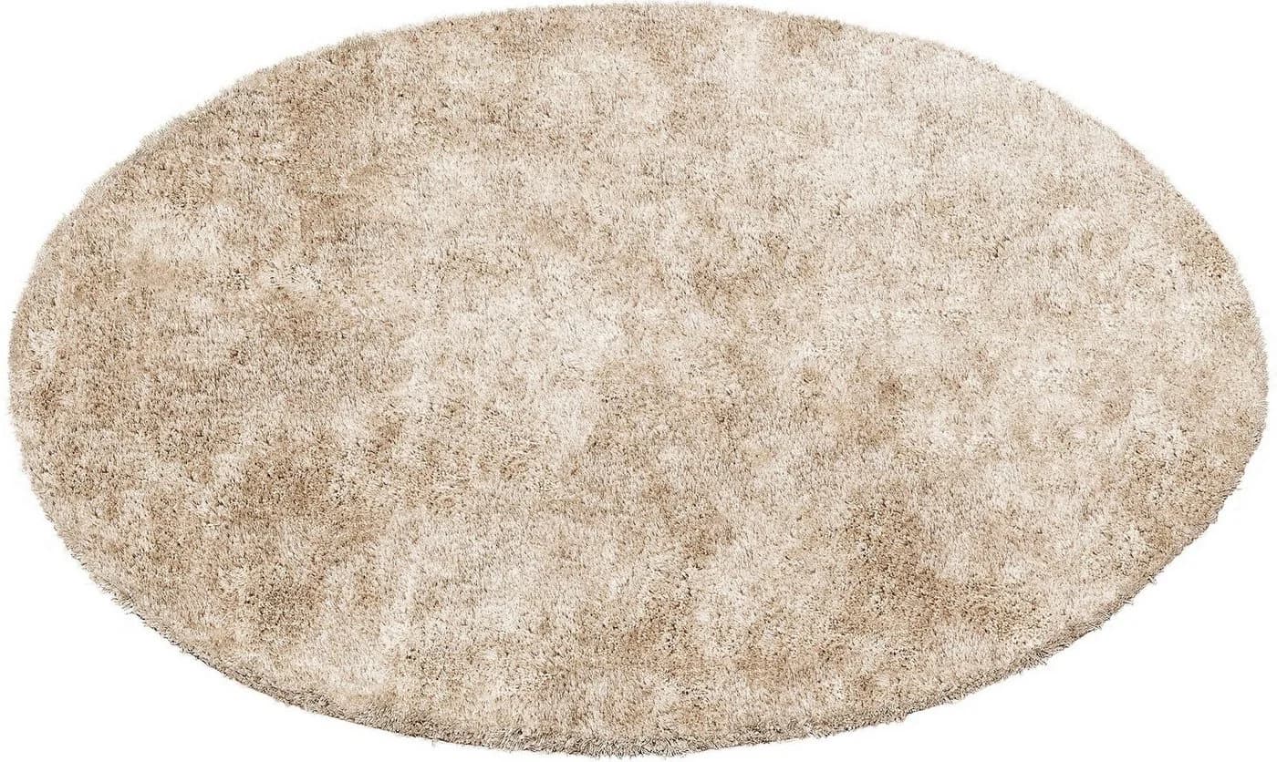 Bruno Banani Hochflor-Teppich Dana Rund Beige 140cm - Bild 3