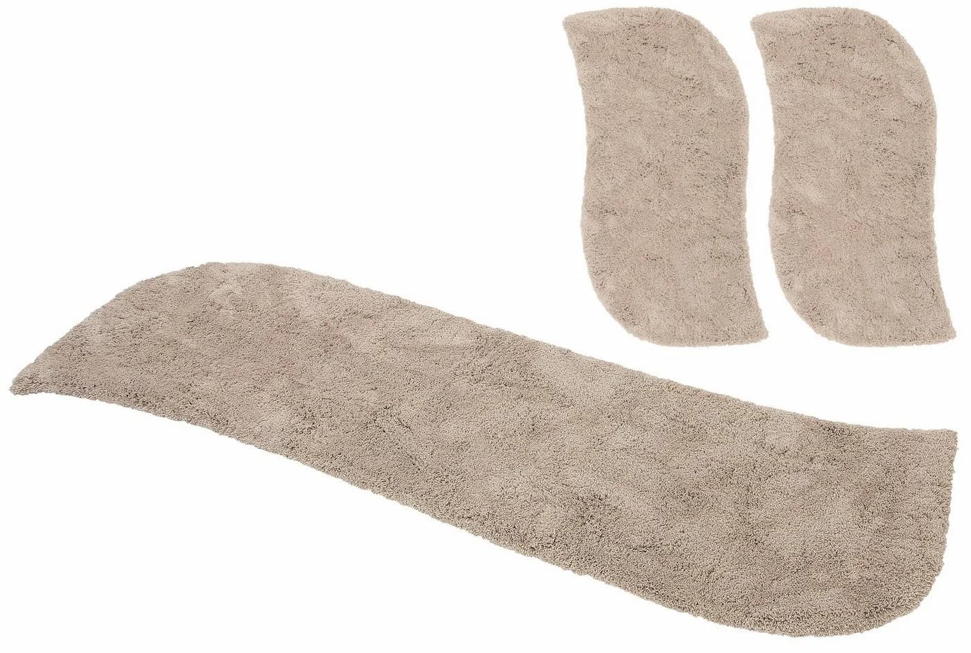 OTTO HOME Hochflor-Bettumrandung Desner 3-tlg. Beige U-Form - Bild 2