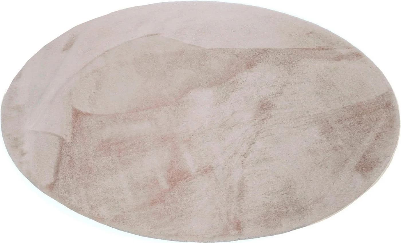 OTTO HOME Fellteppich Rabbit Beige Rund 200cm Kunstfaser - Bild 3