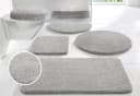 OTTO home Badematte Merida 2-tlg. Set hellgrau rutschhemmend Bild 2