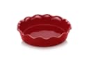 vancasso Tarteform 1800ml Steingut Rot Krausrand Bild 2