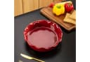 vancasso Tarteform 1800ml Steingut Rot Krausrand Bild 4