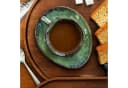 vancasso Kaffeeservice 4-tlg. Steingut Tasse mit Unterteller Grün Reaktivglasur Bild 3