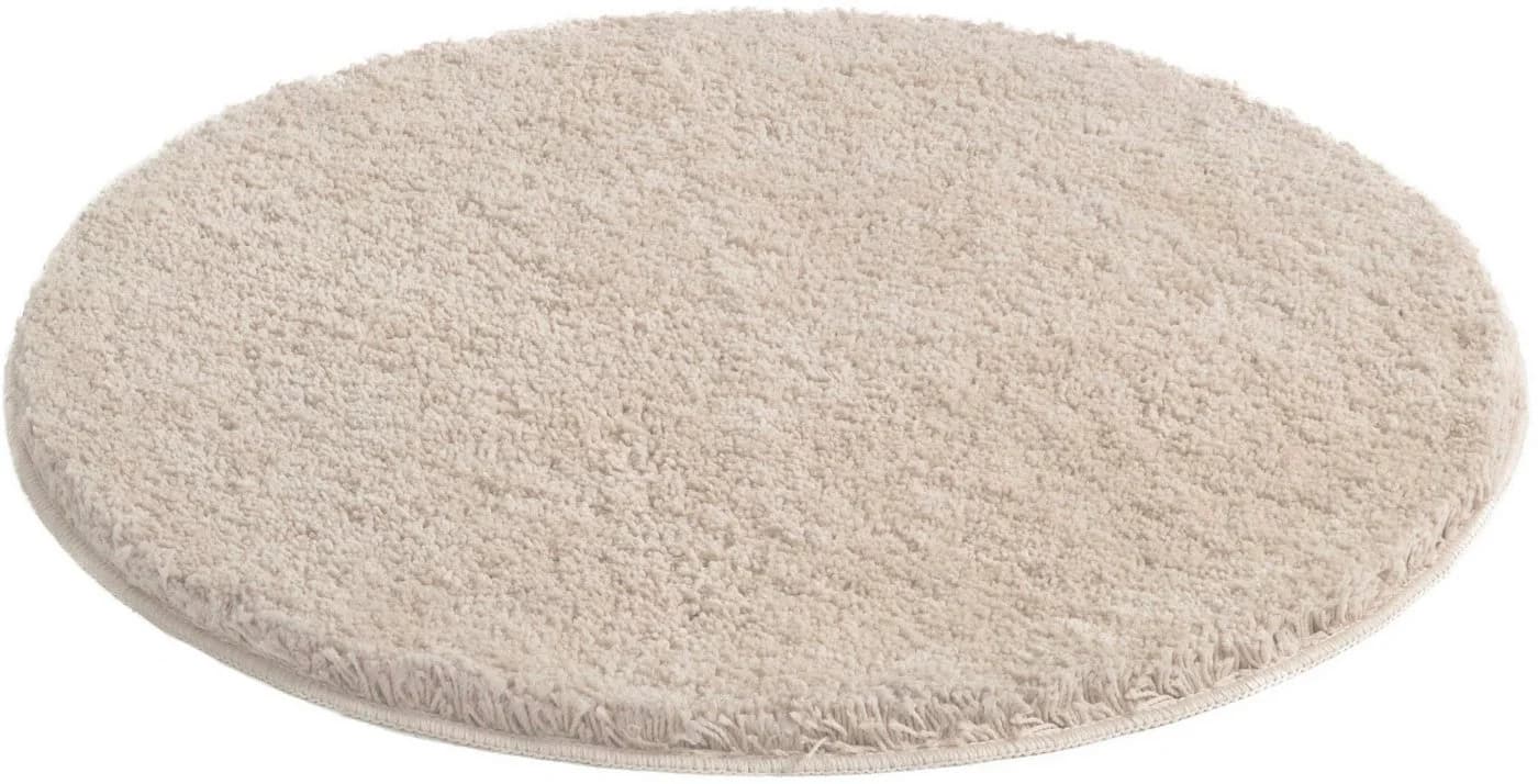 OTTO home Badematte Sanremo Beige Rund 80 cm