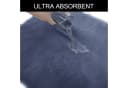 OTTO HOME Badematte Blau Kaninchenfell Haptik Rutschhemmend Bild 3